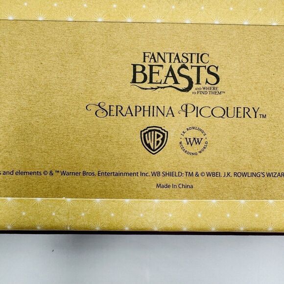 Harry Potter Fantastic Beasts 14” SERAPHINA PICQUERY WAND NEW Noble Collection - Picture 11 of 12